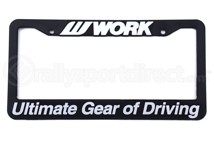 WORK Wheels License Plate Frame 99903LPW000 Free Shipping