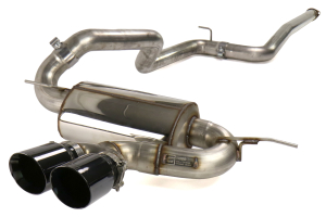 AWE Touring Edition Cat Back Exhaust Non-Resonated Diamond Black Tips - Ford Focus ST 2013+
