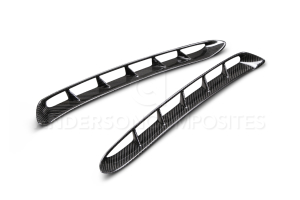 Anderson Composites GT350 Style Carbon Fiber Wide Fenders - Ford Mustang 2015-2017
