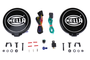 Hella 500 Series Black Magic Driving Lamp Kit - Universal