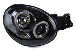 Spec-D Black Dual Projector Headlights w/ Parking LEDs - Subaru WRX 2002-2003