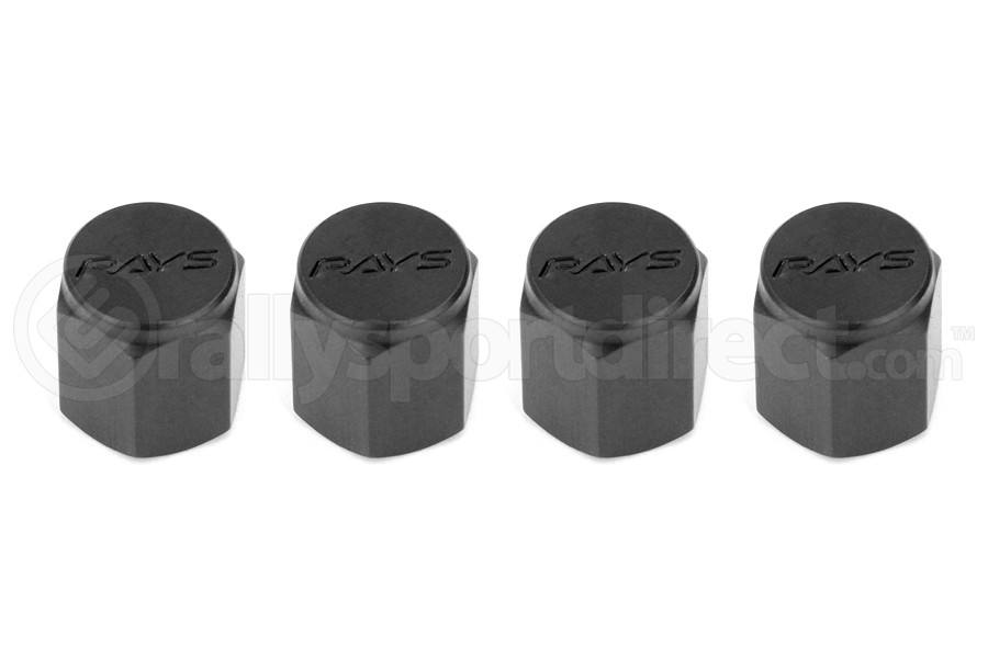 Volk Racing Rays Valve Stem Caps Black (Part Number: WVALBK2) Volk Racing Rays Valve Stem Caps Black (Part Number: )