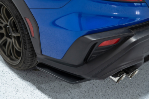 OLM S Style Matte Blk Rear Spats - Subaru WRX 2022+