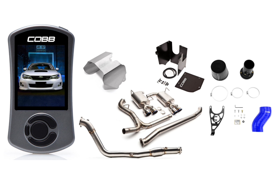 COBB Tuning Subaru Stage 2+ Power Package Titanium Blue - Subaru WRX Sedan 2011-2014
