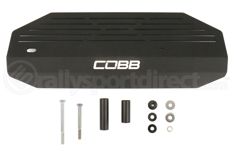 COBB Tuning Aluminum Alternator Cover Wrinkle Black - Subaru WRX 2008-2014 / STI 2008+