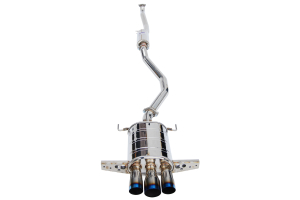 Invidia Q300 Cat Back Exhaust w/ Titanium Burnt Tips - Honda Civic Sport Hatchback 2017+