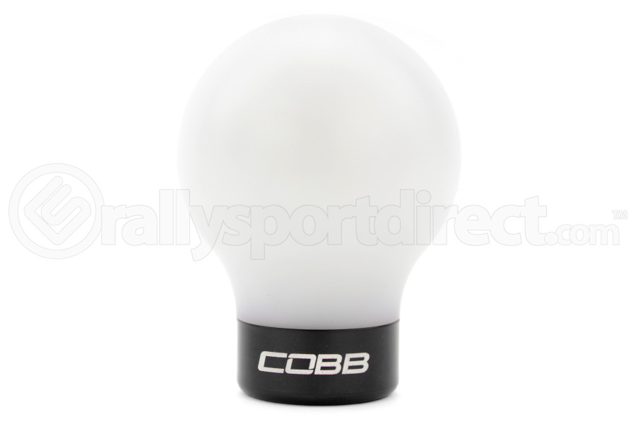 COBB Tuning Delrin Shift Knob White/Black 6MT Subaru 6MT Models (inc