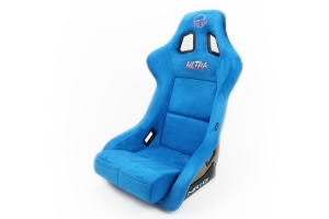 NRG Innovations FRP ULTRA Large Competition Alcantara Seat Blue - Universal