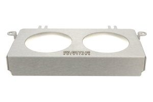 Subtle Solutions Dual 60mm Ashtray Gauge Bezel Brushed - Subaru Models (inc. 2005-2007 WRX/STi)