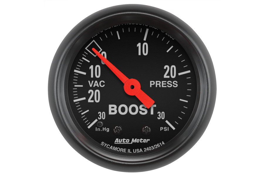 Autometer ZSeries Boost Gauge Mechanical 52mm 2614 Free Shipping