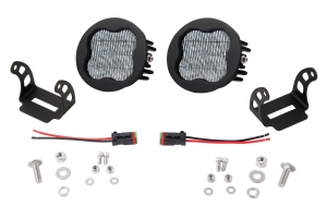Diode Dynamics SS3 Pod Max Round Fog Light Kit White - Universal