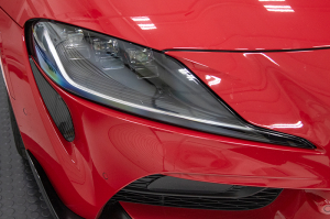 OLM LE Carbon Fiber Front Bumper Vent Covers - Toyota Supra 2020+