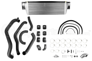 PERRIN Front Mount Intercooler Kit Black Piping/Silver Core - Subaru WRX 2002-2007 / STI 2004-2007