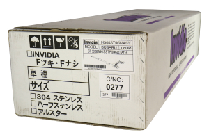 Invidia R400 Gemini Cat-Back Exhaust w/ Stainless Steel Tips - Subaru STI Hatchback 2008-2014 / WRX Hatchback 2011-2014