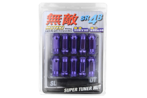Muteki SR48 Purple Open Ended Lug Nuts 12X1.25 - Universal