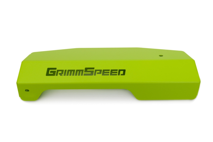 GrimmSpeed Pulley Cover Neon Green - Subaru WRX 2015-2021