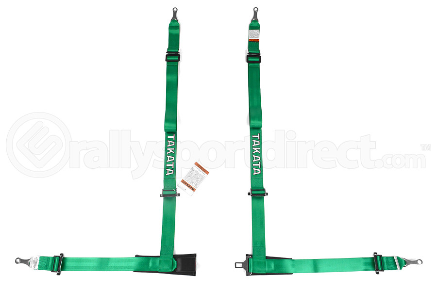 Takata Drift II 4-Point Harness Green Bolt-On (Part Number: T 74001-H2) Takata Drift II 4-Point Harness Green Bolt-On (Part Number: )
