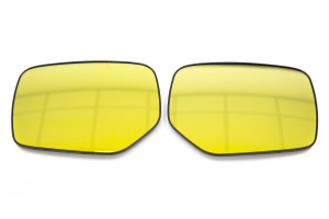OLM Wide Angle Convex Mirrors w/ Turn Signals / Defrosters / Blind Spot Detection Golden - Subaru WRX / STI 2015+