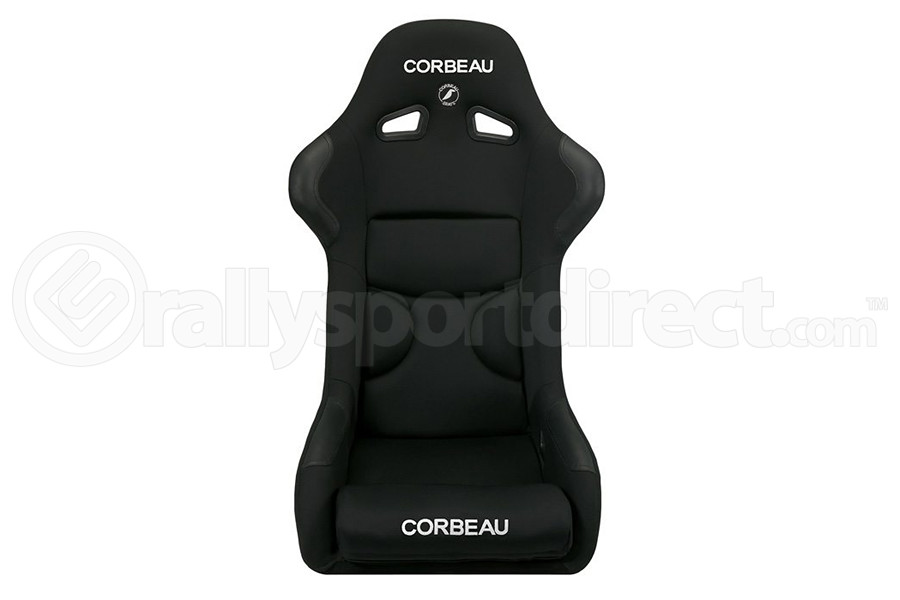 Corbeau FX1 Pro Black Cloth Fixed Back Seat - Universal