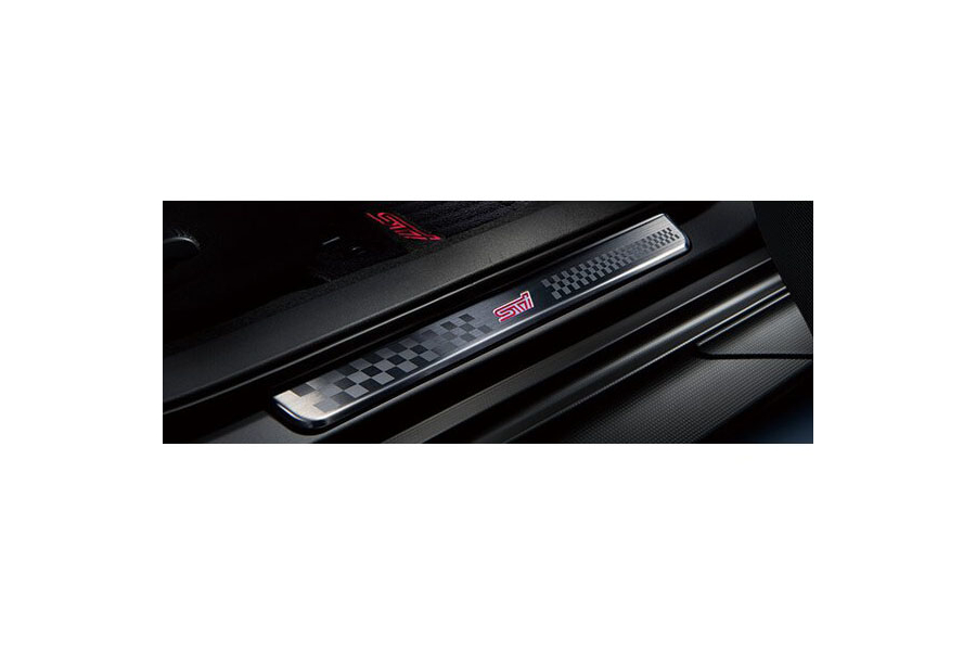 Subaru OEM LED Side Sill Plates w/ STI Logo - Subaru WRX 2022+