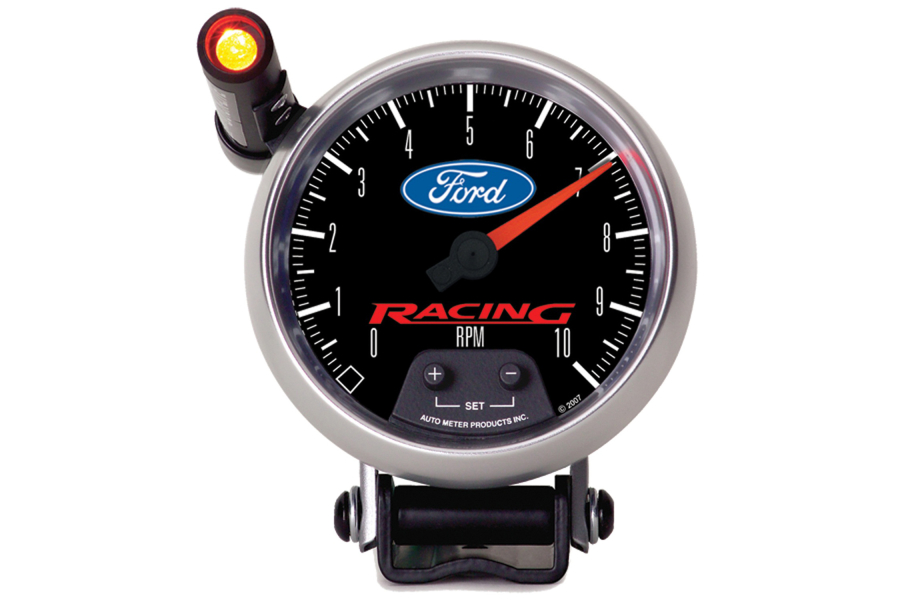 Autometer Ford Racing Pedestal Tachometer Gauge W Shift Light 3 3 4in
