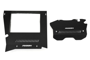 PERRIN Engine Cover Kit Black - Subaru WRX 2015+