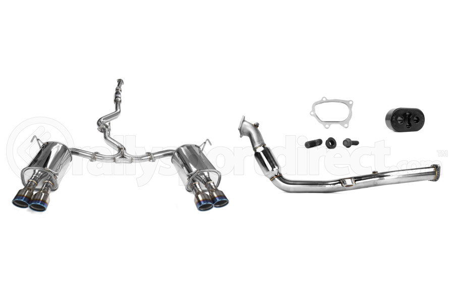 Turbo-Back Exhaust Titanium Tip System - Subaru WRX/STI 2015+