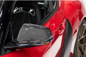 OLM LE Dry Carbon Fiber Mirror Covers - Toyota Supra 2020+