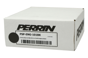 PERRIN Lightweight Crank Pulley Black - Subaru Models (inc. BRZ 2013+ / WRX 2015 - 2018)