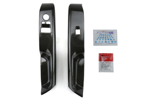 OLM LE Dry Carbon Fiber Door Switch Panel Cover Set - Toyota Supra 2020+