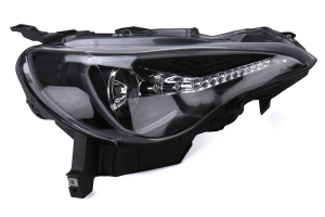 Spec-D Projector Headlight Black Housing With LED - Scion FR-S 2013-2016