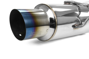 Invidia Racing Cat Back Exhaust Titanium Tip - Mitsubishi Evo X 2008-2015