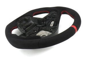 OLM Alcantara Pro Steering Wheel Alcantara with Red Stripe - Toyota Supra 2020+