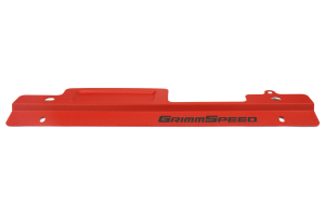 GrimmSpeed Radiator Shroud w/ Tool Tray Red - Subaru WRX/STi 2002-2007