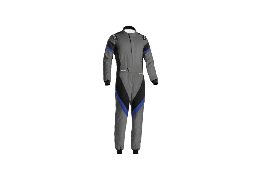 Sparco Victory Racing Suit Grey / Blue - Universal