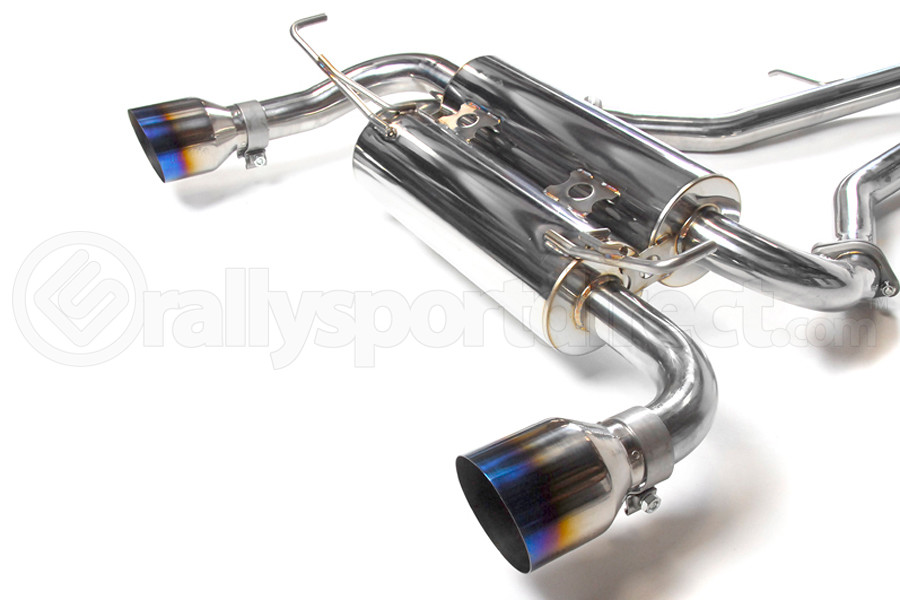 Invidia Gemini Cat Back Exhaust Titanium Tip Nissan Performance