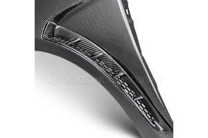 Anderson Composites Type-GR Carbon Fiber Wide Front Fenders  - Ford Focus RS 2016+ / Focus S/SE/ST 2012-2016