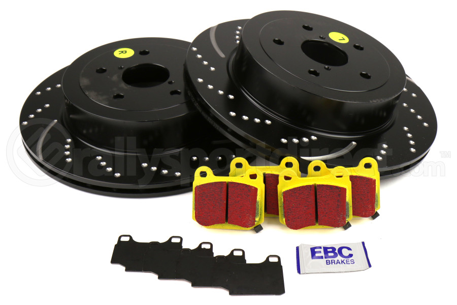 Ebc Brakes S5 Rear Brake Kit Yellowstuff Pads And 3gd