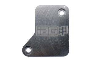 IAG MAF Sensor Block Off Plate Silver - Subaru Models (inc. 2008-2014 WRX / 2008+ STI)