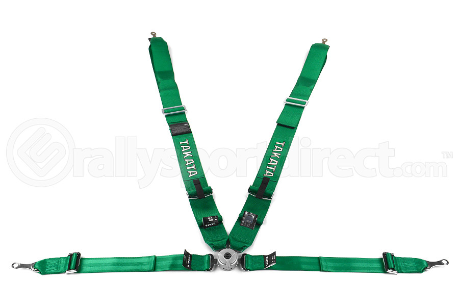 Takata Race 4 4-Point Harness Green Bolt-On (Part Number: 71001-H2) Takata Race 4 4-Point Harness Green Bolt-On (Part Number: )