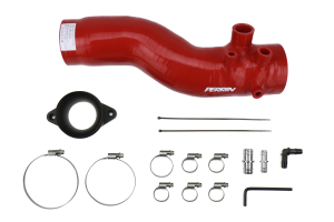 PERRIN Turbo Inlet Hose w/ Nozzle Red - Subaru WRX 2015+