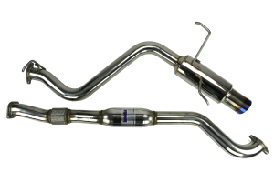 Invidia N1 Cat Back Exhaust Single Titanium Tip - Subaru WRX Sedan 2008-2014 / STI Sedan 2011-2014