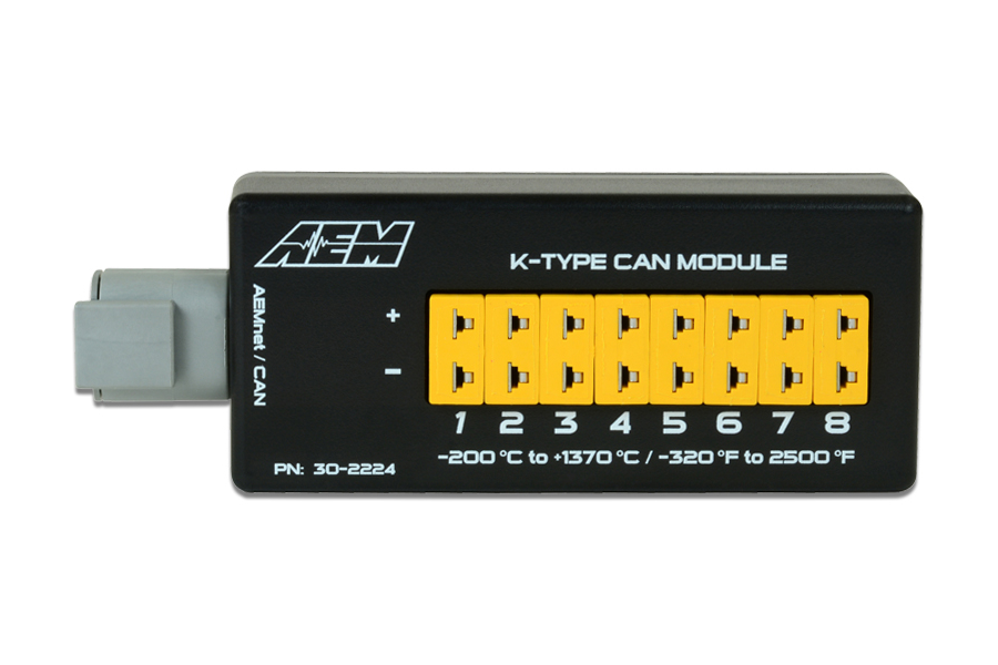 AEM Electronics 8 Channel K-Type Thermocouple EGT CAN Module - Universal