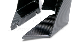 Anderson Composites Carbon Fiber Front Bumper Canards - Chevrolet Corvette 2015+