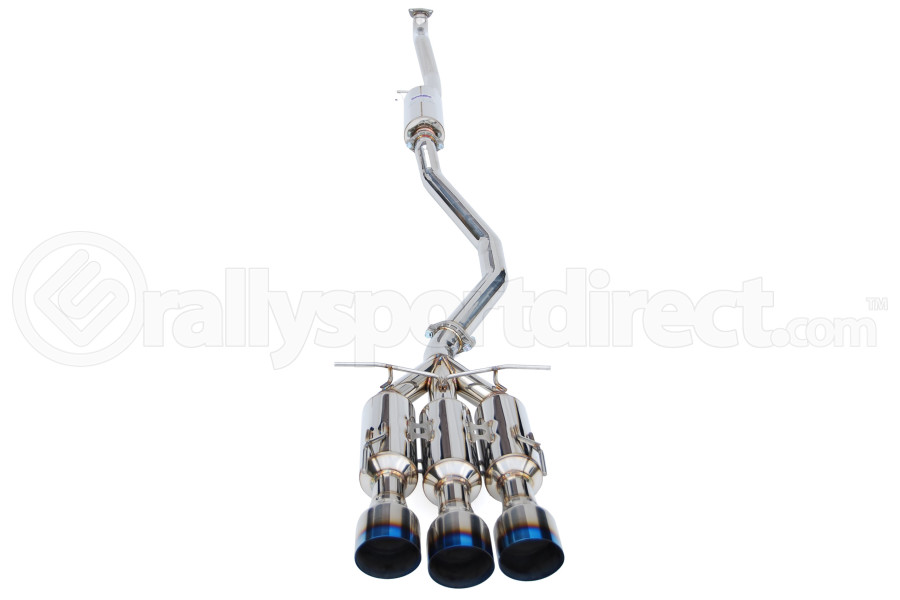 Invidia Gemini Cat Back Exhaust W Titanium Burnt Tips Honda Si