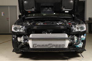 GrimmSpeed Front Mount Intercooler Kit Silver Core w/ Black Piping - Subaru WRX 2015 - 2020