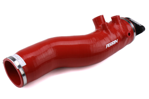 PERRIN Turbo Inlet Hose w/ Nozzle Red - Subaru WRX 2015+