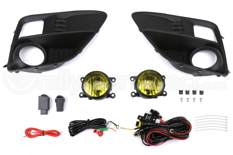 Winjet Fog Light Kit Yellow Subaru Base 2015 2017 Wj30