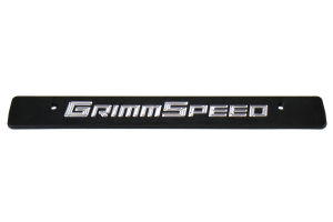 GrimmSpeed License Plate Delete Black/Silver - Subaru WRX/STI 2015+