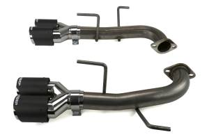 MBRP 2.5in Quad Carbon Fiber Tip Axle Back Exhaust - Subaru WRX / STI 2015+